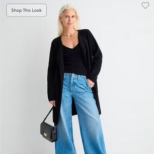 J.Crew Juliette Collarless Sweater-Blazer